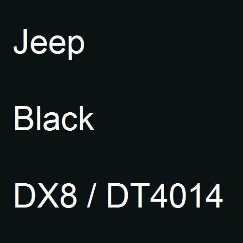 Jeep, Black, DX8 / DT4014.